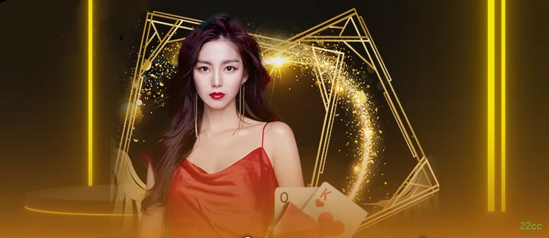 Imagem promocional do login da 22cc